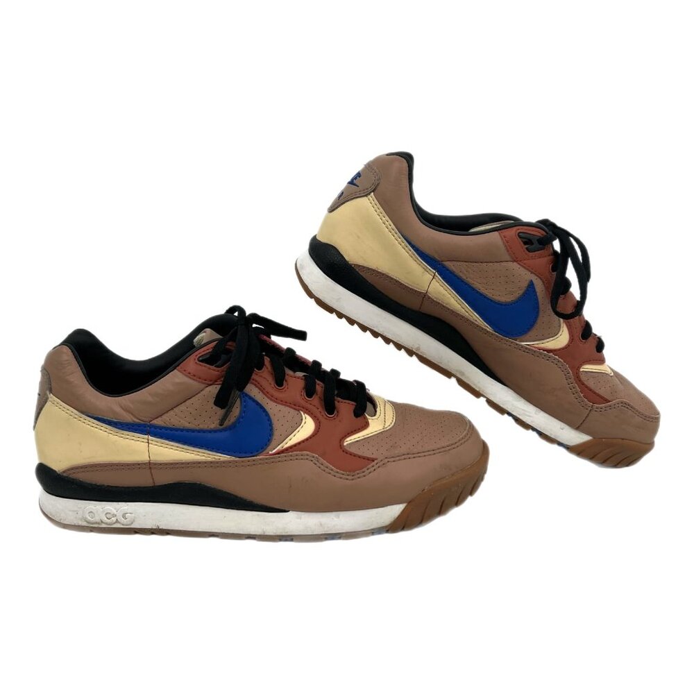 Nike Brown & Blue ACG Desert Sneakers | Women's Athletic Style